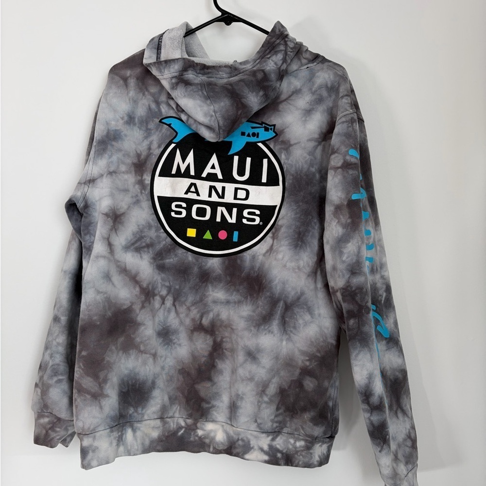Maui and Sons Tie-Dye Hoodie - Large